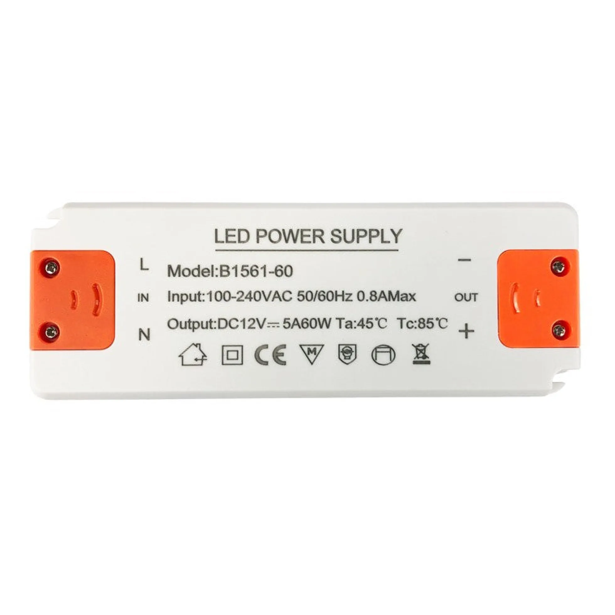 Fuente de alimentación ultra slim 12V 60W IP20