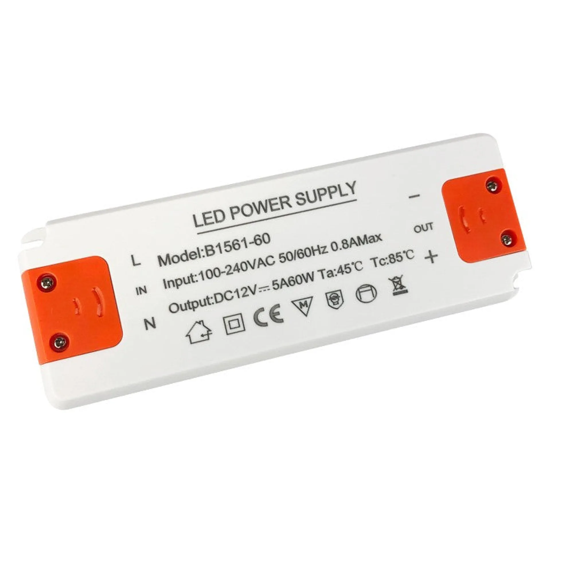 Fuente de alimentación ultra slim 12V 60W IP20