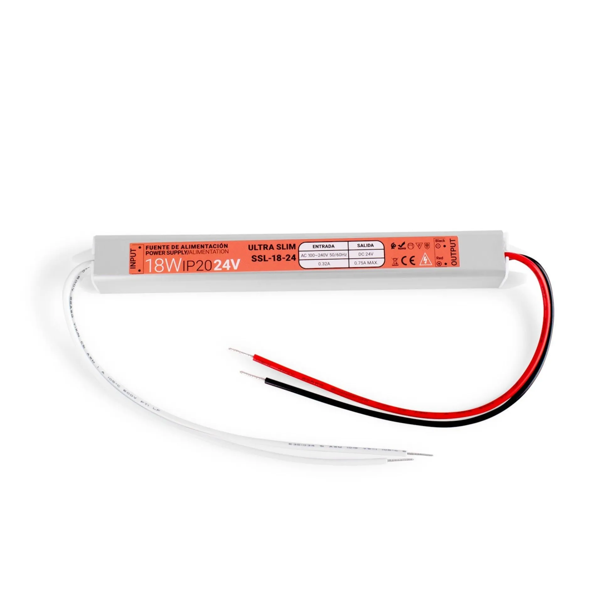 Fuente de alimentación ultra slim 24V - 18W - IP20