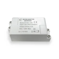 Fuente de alimentación 24V DC 12W 0.5A 100-240V