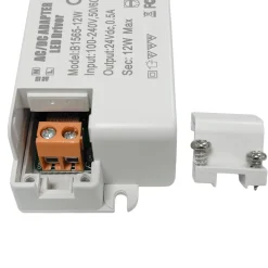 Fuente de alimentación 24V DC 12W 0.5A 100-240V