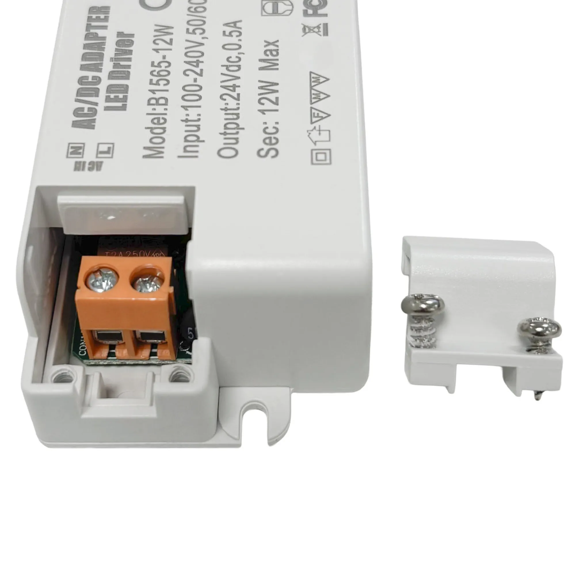 Fuente de alimentación 24V DC 12W 0.5A 100-240V