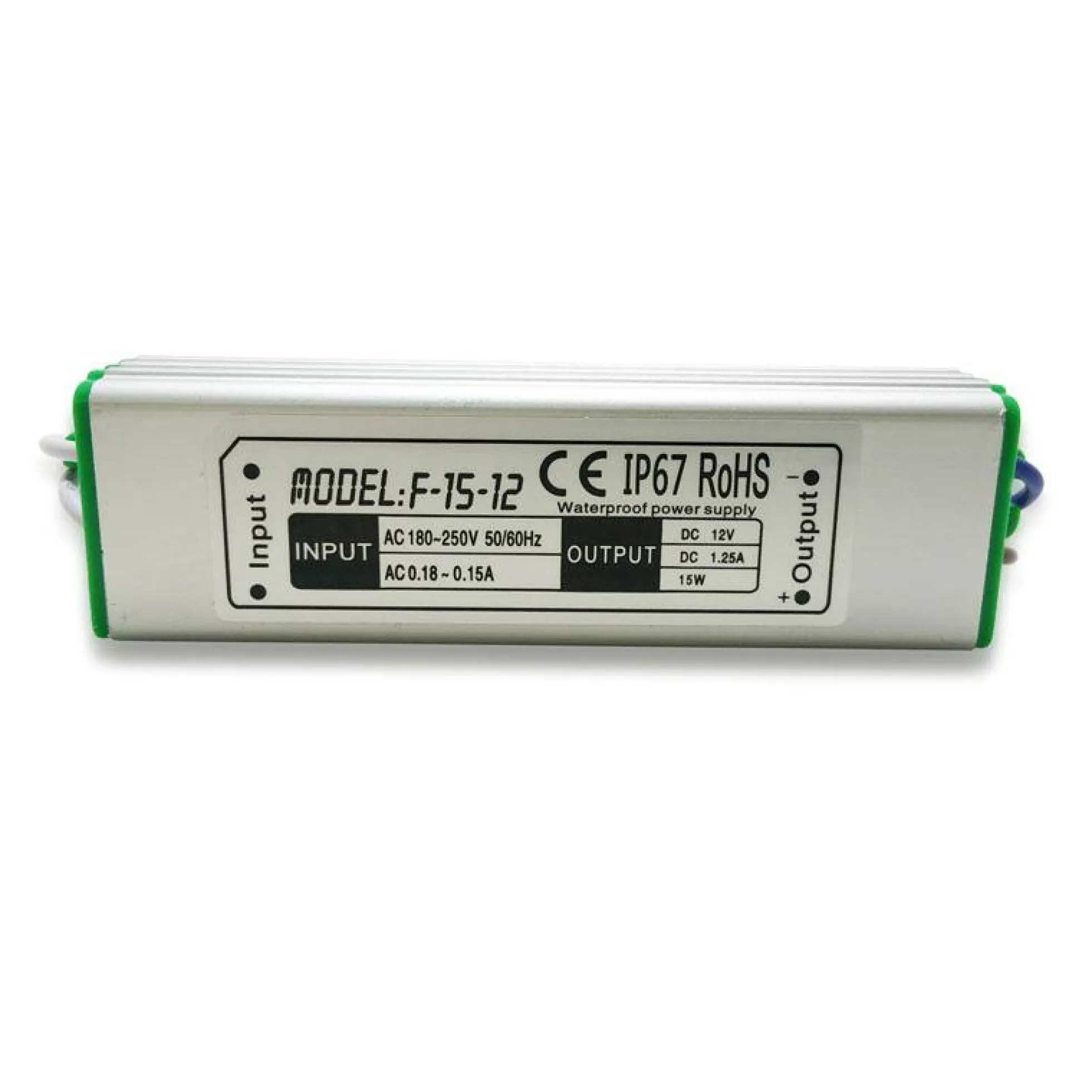 Fuente de Alimentación 15W Estanca IP67 1,25A