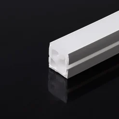 Funda de silicona flexible blanca - Tira LED a neón - 16x16 mm - Curvatura horizontal - Superficie
