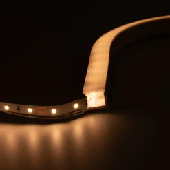 Funda de silicona flexible blanca - Tira LED a neón - 16x16 mm - Curvatura horizontal - Superficie