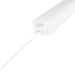 Funda de silicona flexible blanca - Tira LED a neón - 16x16 mm - 3 lados - Superficie