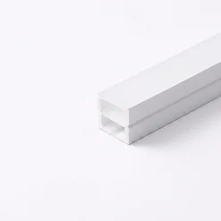 Funda de silicona flexible blanca - Tira LED a neón - 10x10 mm - Superficie