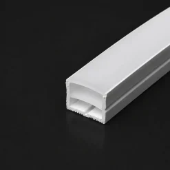 Funda de silicona flexible blanca - Tira LED a neón - 10x18 mm - Superficie