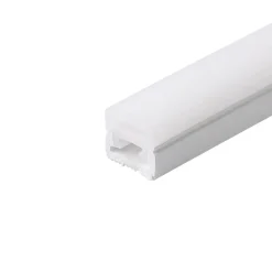 Funda de silicona flexible blanca - Tira LED a neón - 12x12 mm - 3 lados - Superficie