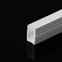 Funda de silicona flexible blanca - Tira LED a neón - 6x10 mm - Curvatura horizontal - Superficie