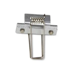 Grapa metálica para sujeción de perfil de aluminio empotrable 36x28mm (1ud)