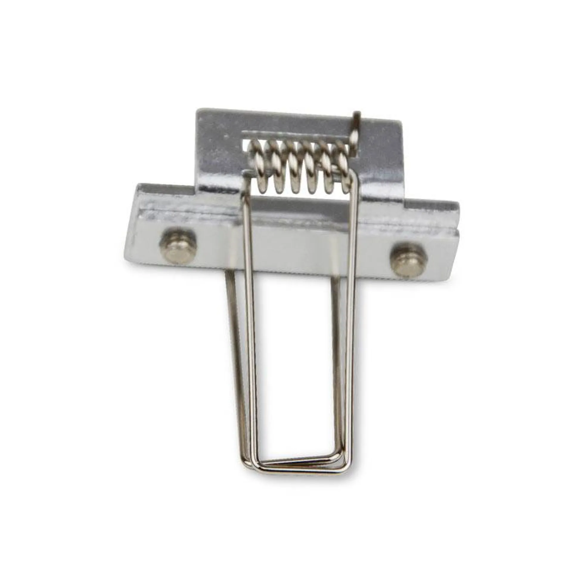 Grapa metálica para sujeción de perfil de aluminio empotrable 36x28mm (1ud)