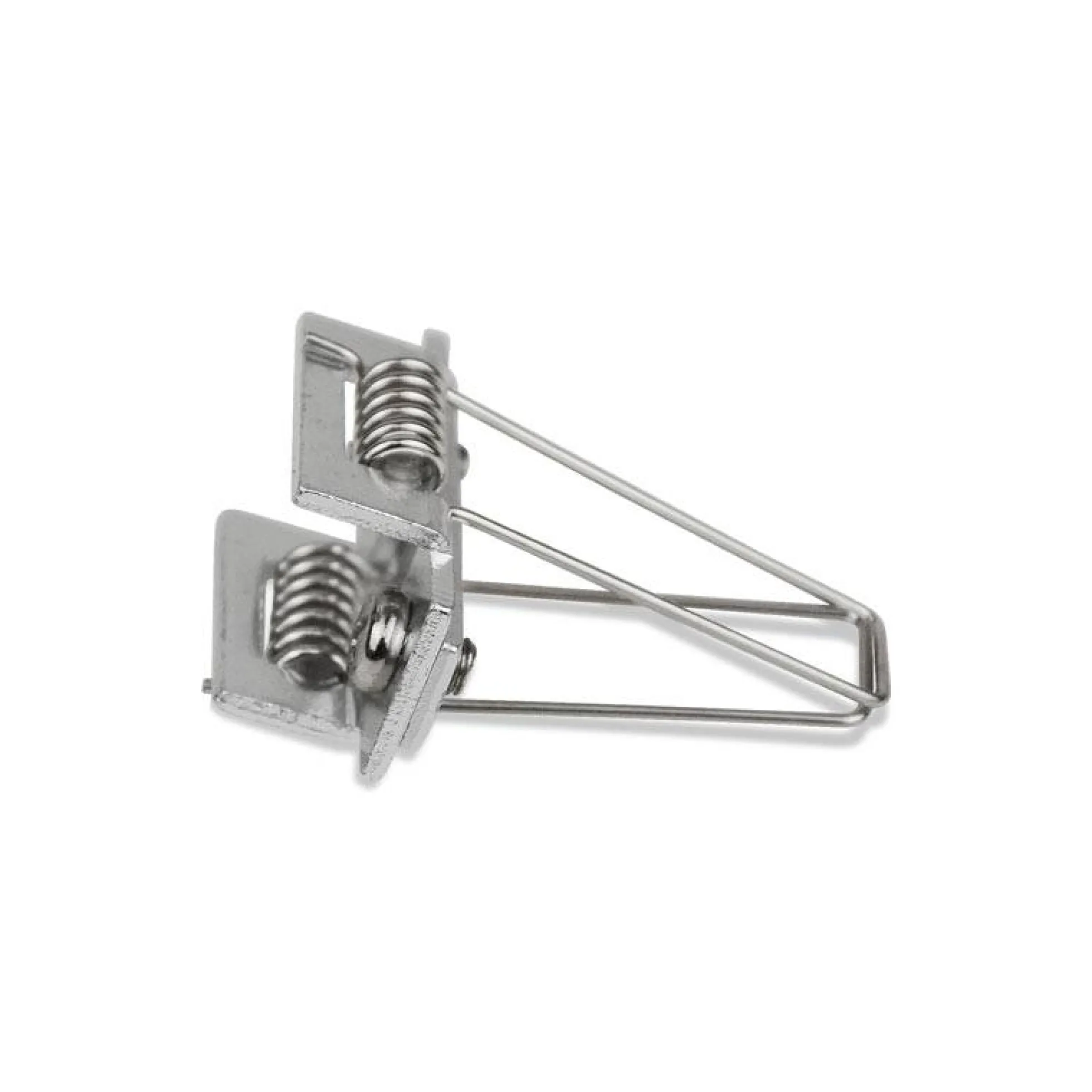Grapa metálica para sujeción de perfil de aluminio empotrable 36x28mm (1ud)