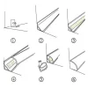 Grapa para montaje en superficie para perfil PXG-1616