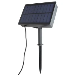 Guirnalda LED con panel solar de 8 metros con 10 bombillas integradas