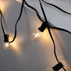 Guirnalda solar exterior - 25 Bombillas LED filamento E10 - IP44 - 9,2 metros