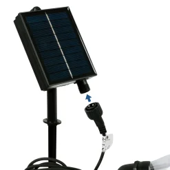 Guirnalda solar exterior - 15 Bombillas LED filamento E27 - IP44 - 10 metros