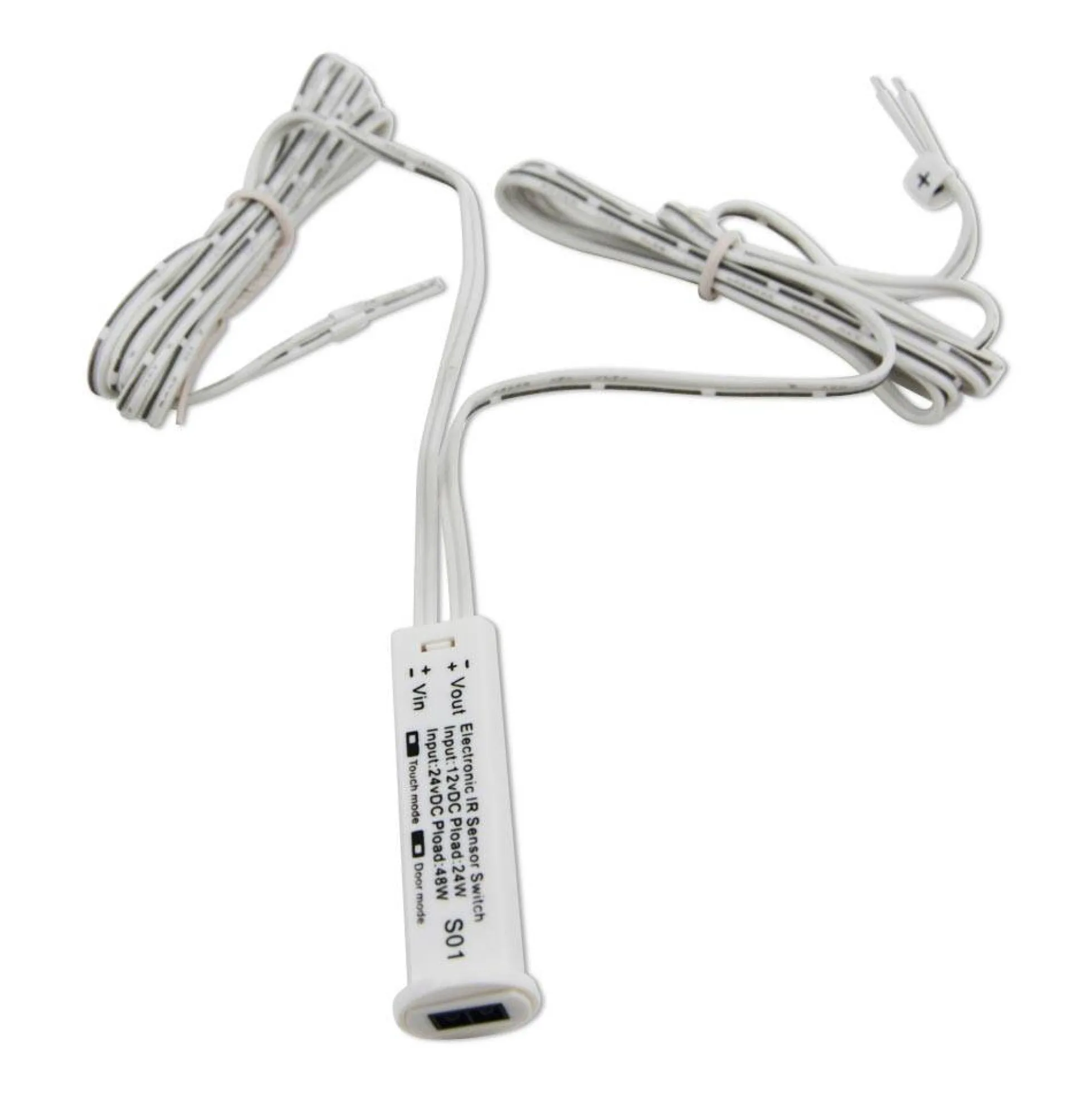 Interruptor con sensor empotrable para armarios IR - 12/24V-DC- IP20