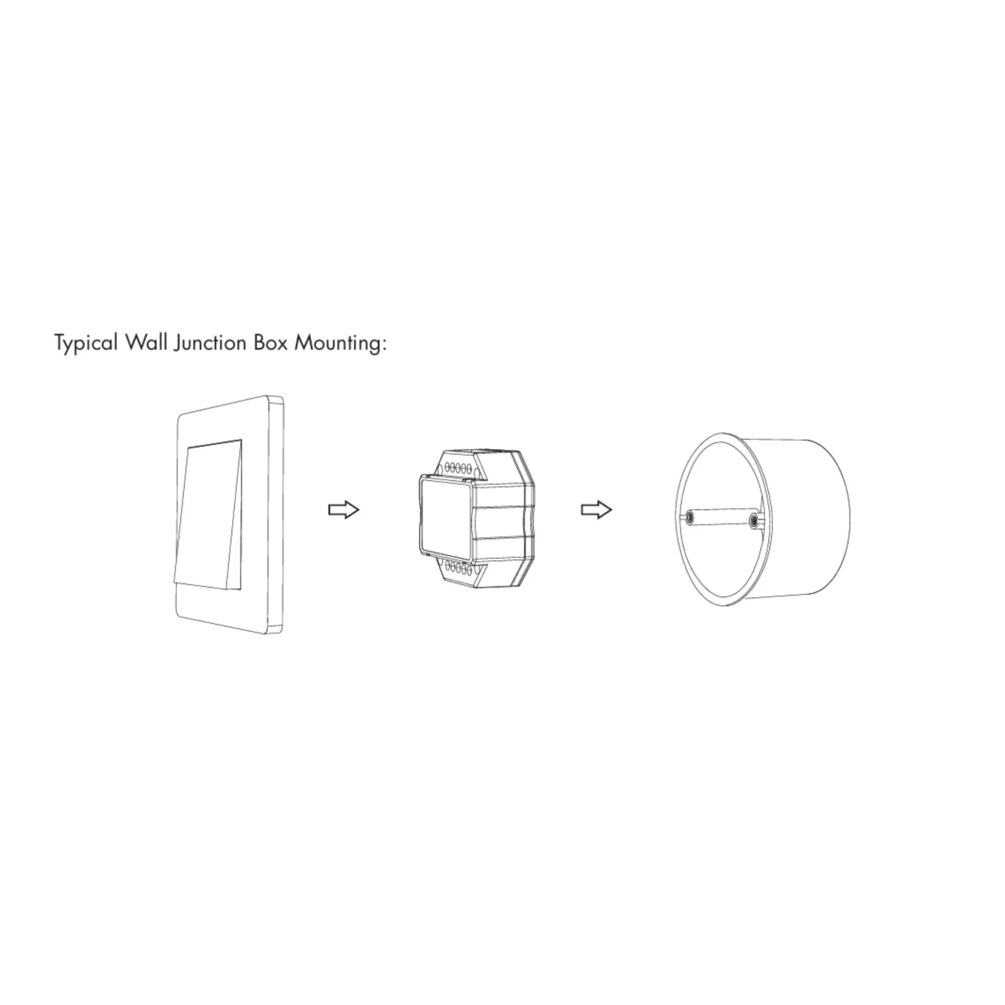 Interruptor Relay - WiFi+RF - 100-240V AC - 10A-8A-6A - TUYA - Skydance