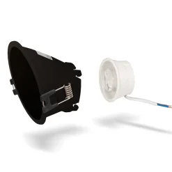 KIT Aro downlight asimétrico Ø93mm + Módulo LED MR16 5W