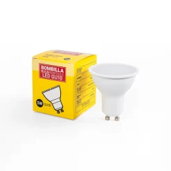 KIT - Aro downlight basculante Ø75mm + Bombilla GU10 5W + Casquillo GU10