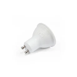 KIT - Aro downlight basculante Ø75mm + Bombilla GU10 5W + Casquillo GU10