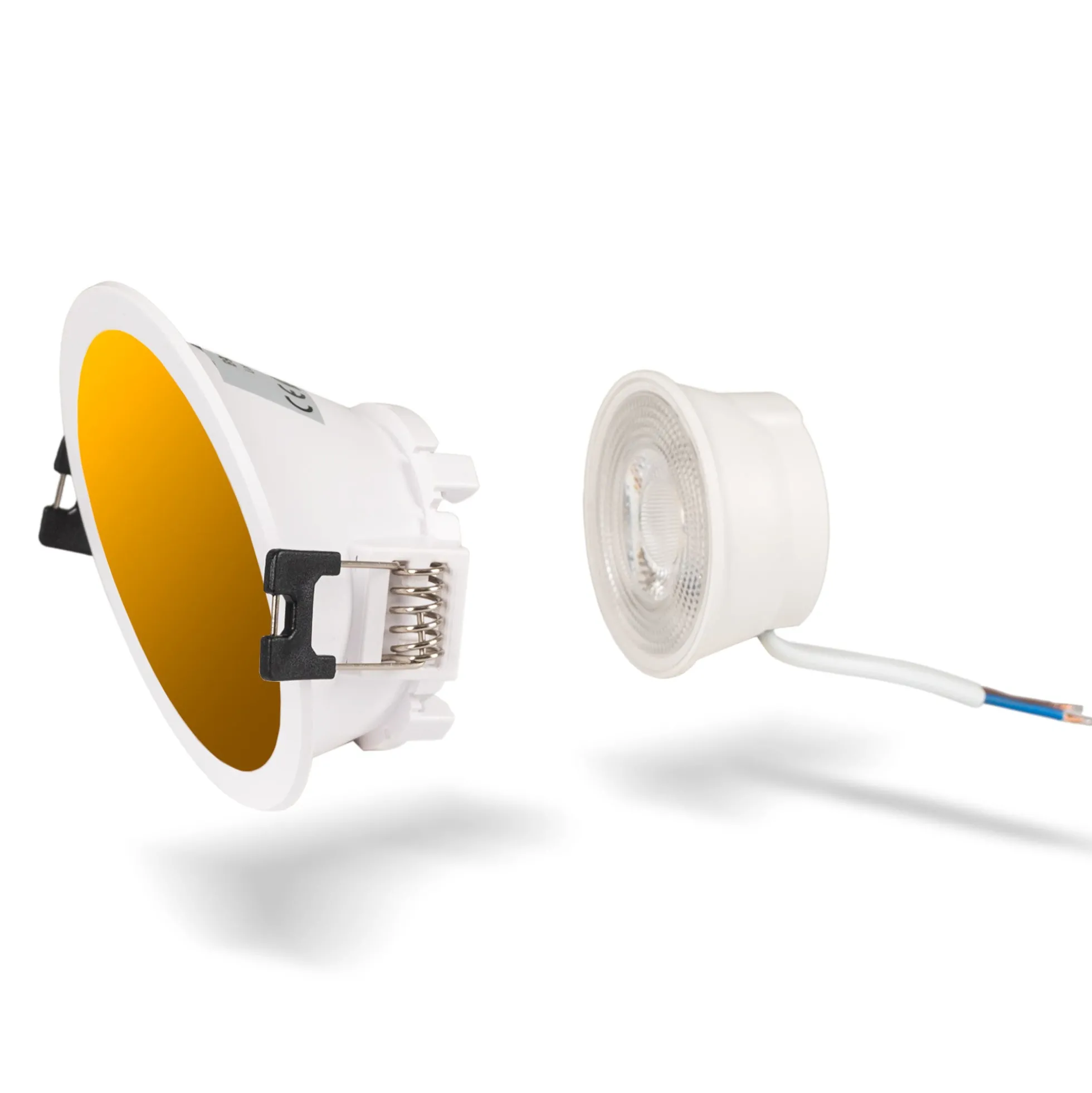 KIT Aro downlight redondo asimétrico Ø85mm + Módulo LED MR16 5W