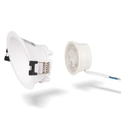 KIT Aro downlight redondo asimétrico Ø85mm + Módulo LED MR16 5W