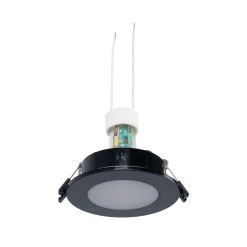 KIT Aro empotrable estanco Ø90mm + Bombilla GU10 6W + Portalámparas