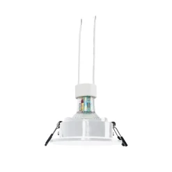 KIT Aro empotrable estanco Ø90mm + Bombilla GU10 6W + Portalámparas