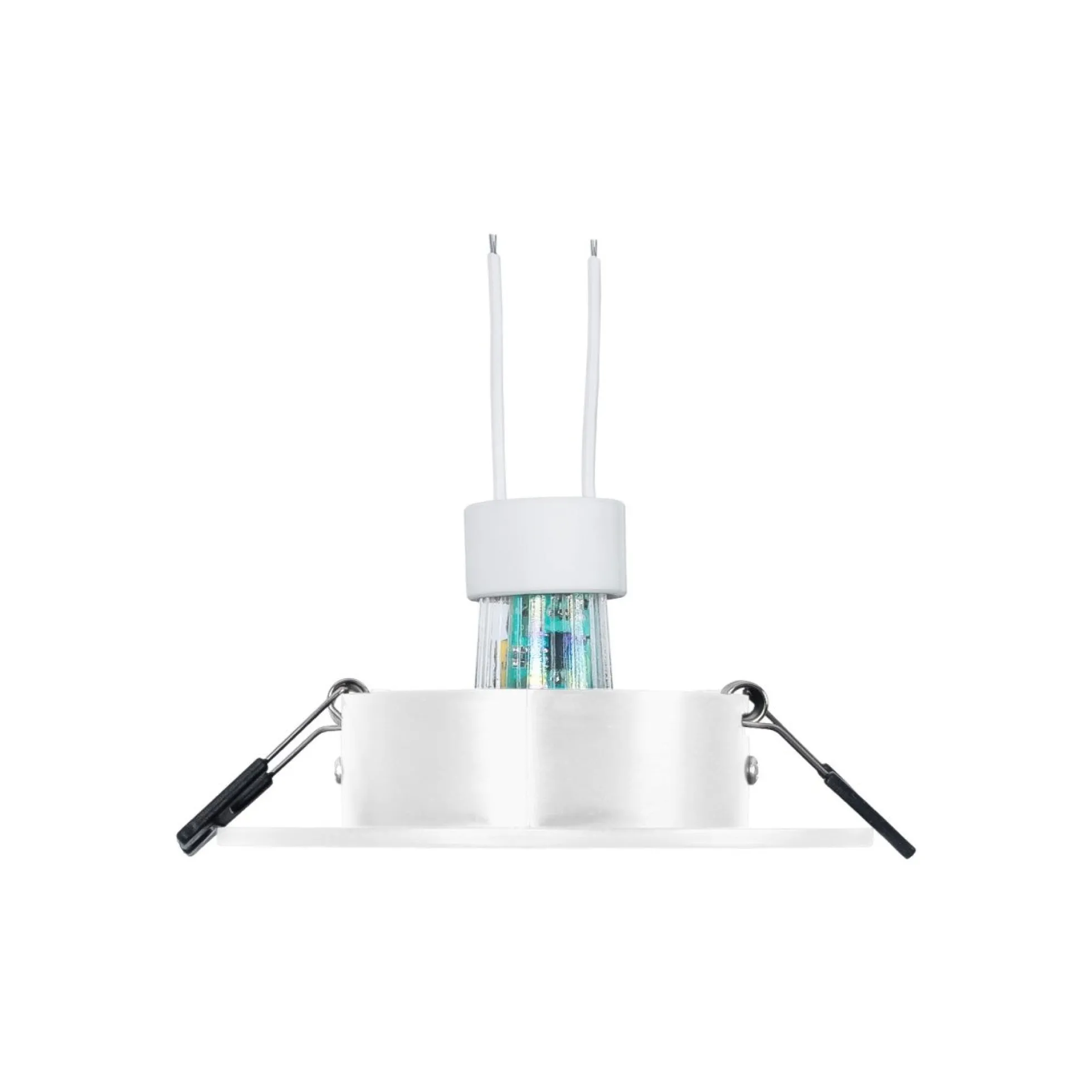 KIT Aro empotrable Ø110mm + Bombilla GU10 6W + Portalámparas