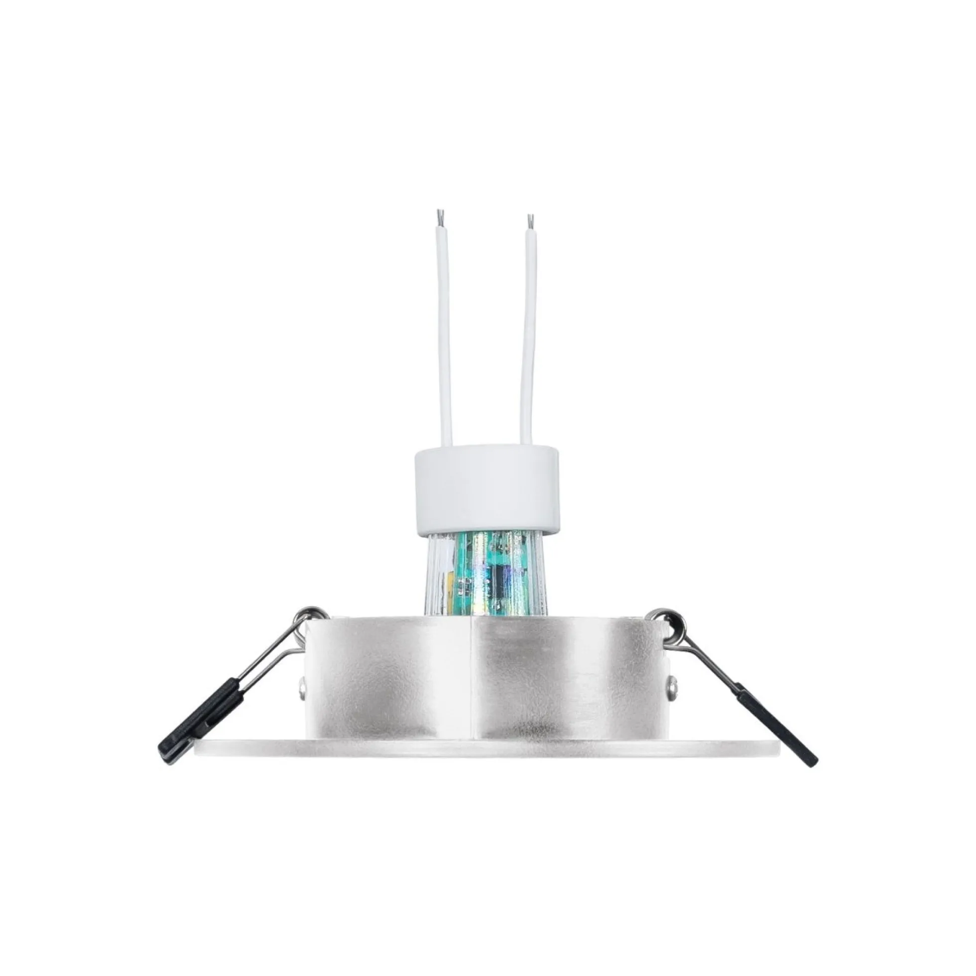KIT Aro empotrable Ø110mm + Bombilla GU10 6W + Portalámparas