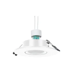 KIT Aro empotrable Ø110mm + Bombilla GU10 6W + Portalámparas