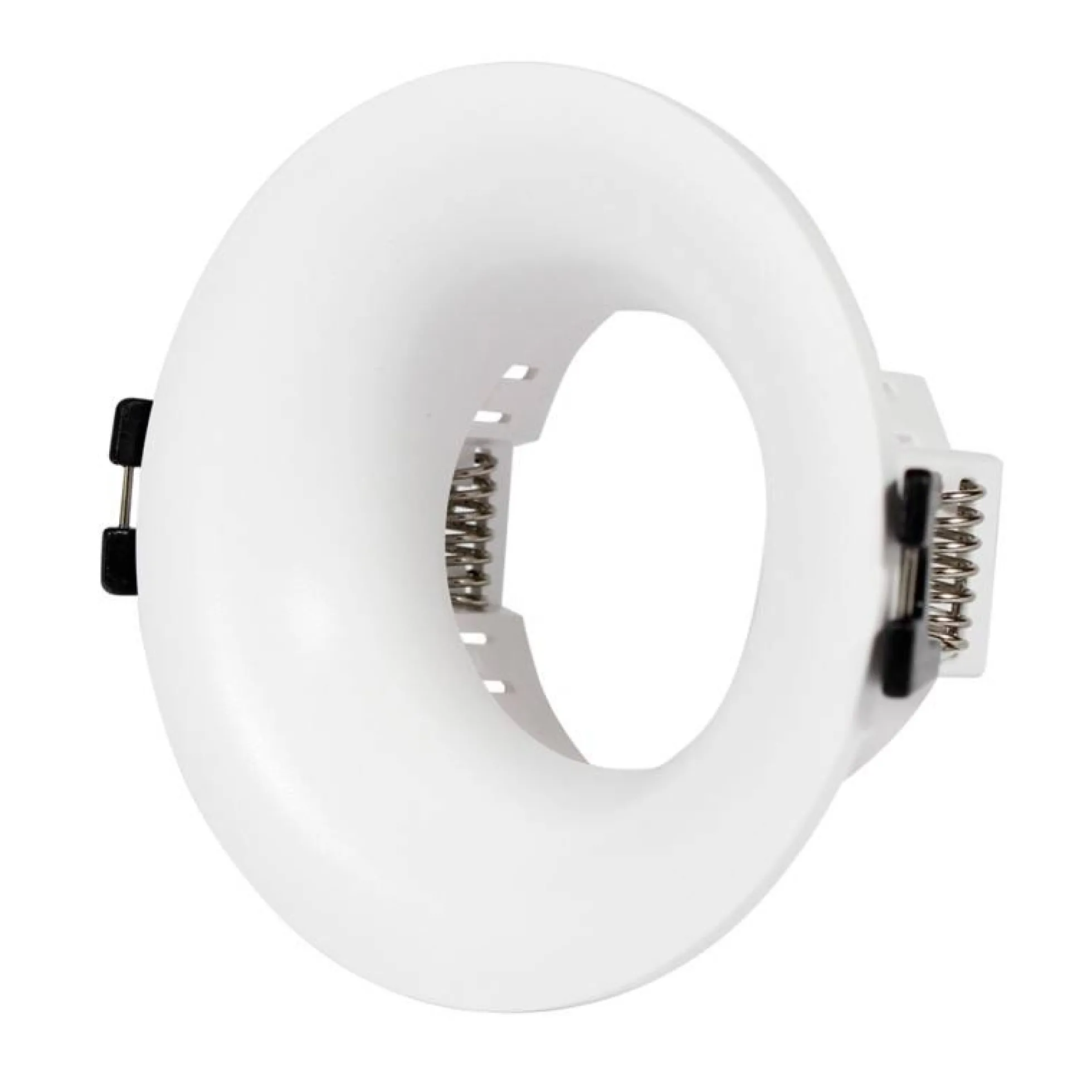 KIT Aro empotrable Ø86mm + Bombilla GU10 6W + Portalámparas