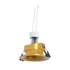 KIT Aro empotrable Ø86mm + Bombilla GU10 6W + Portalámparas