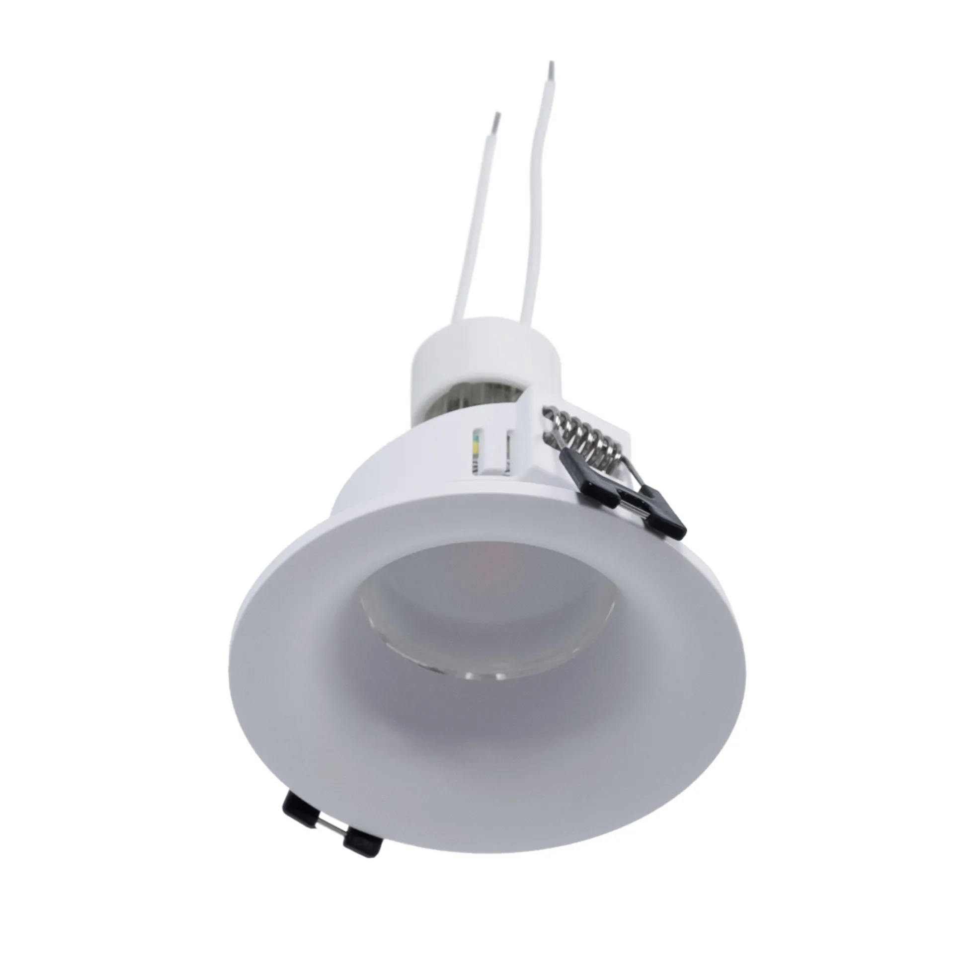 KIT Aro empotrable Ø86mm + Bombilla GU10 6W + Portalámparas