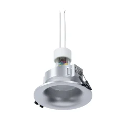 KIT Aro empotrable Ø86mm + Bombilla GU10 6W + Portalámparas