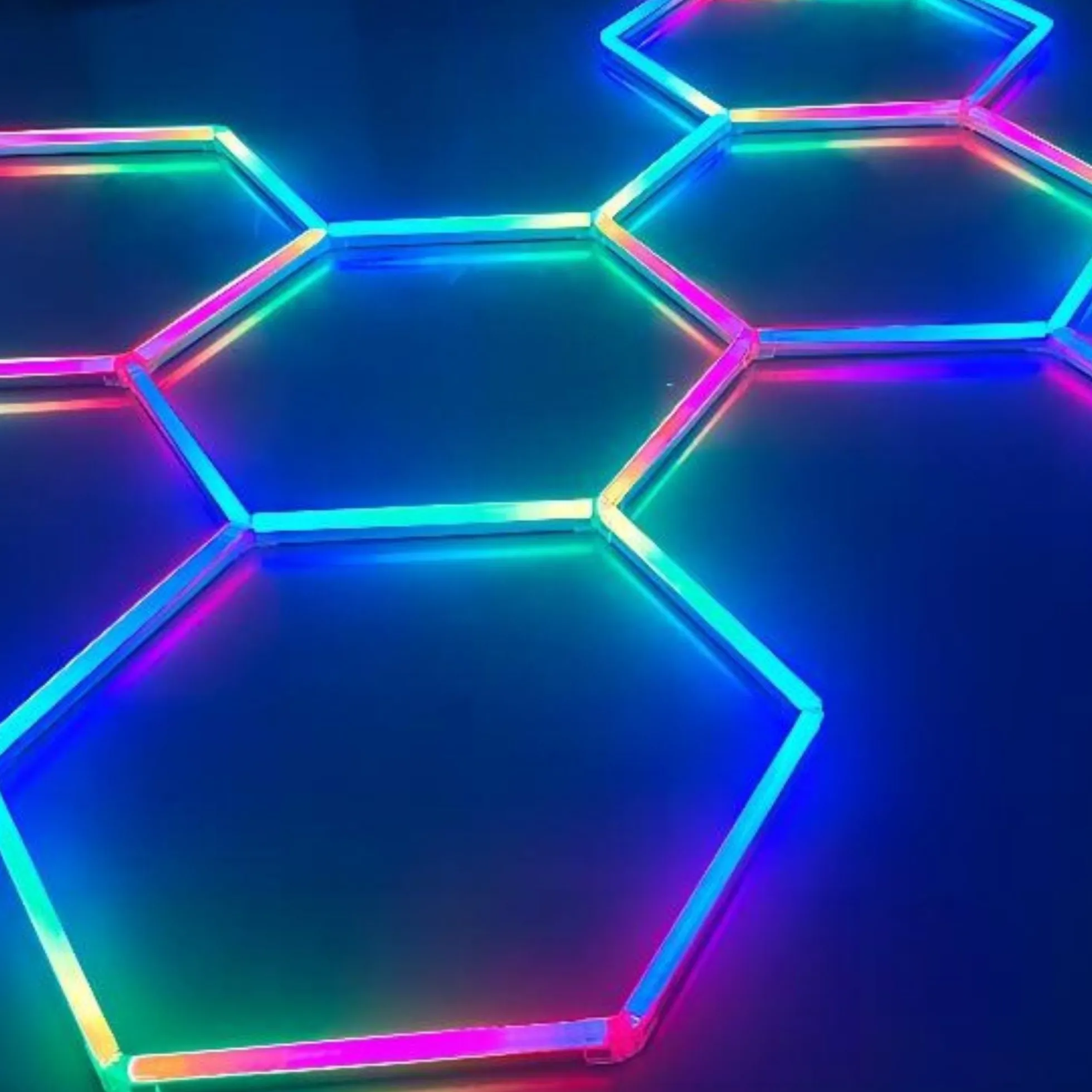 Kit - Controlador y fuente de alimentación para lámpara hexagonal - RGB IC