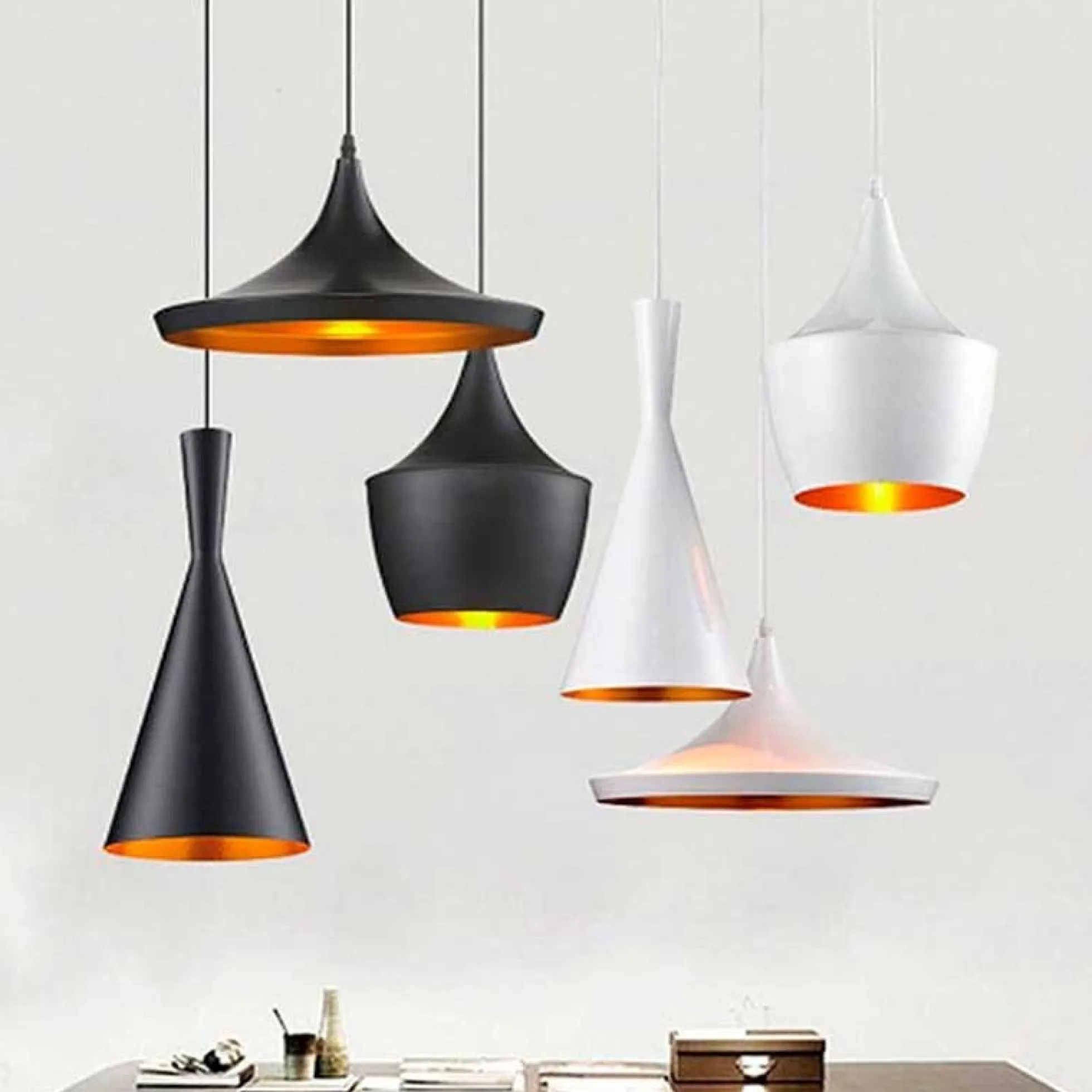 Kit de 3 lámparas Nórdicas colgantes "SOLVANG - HELGA - KOLDING"