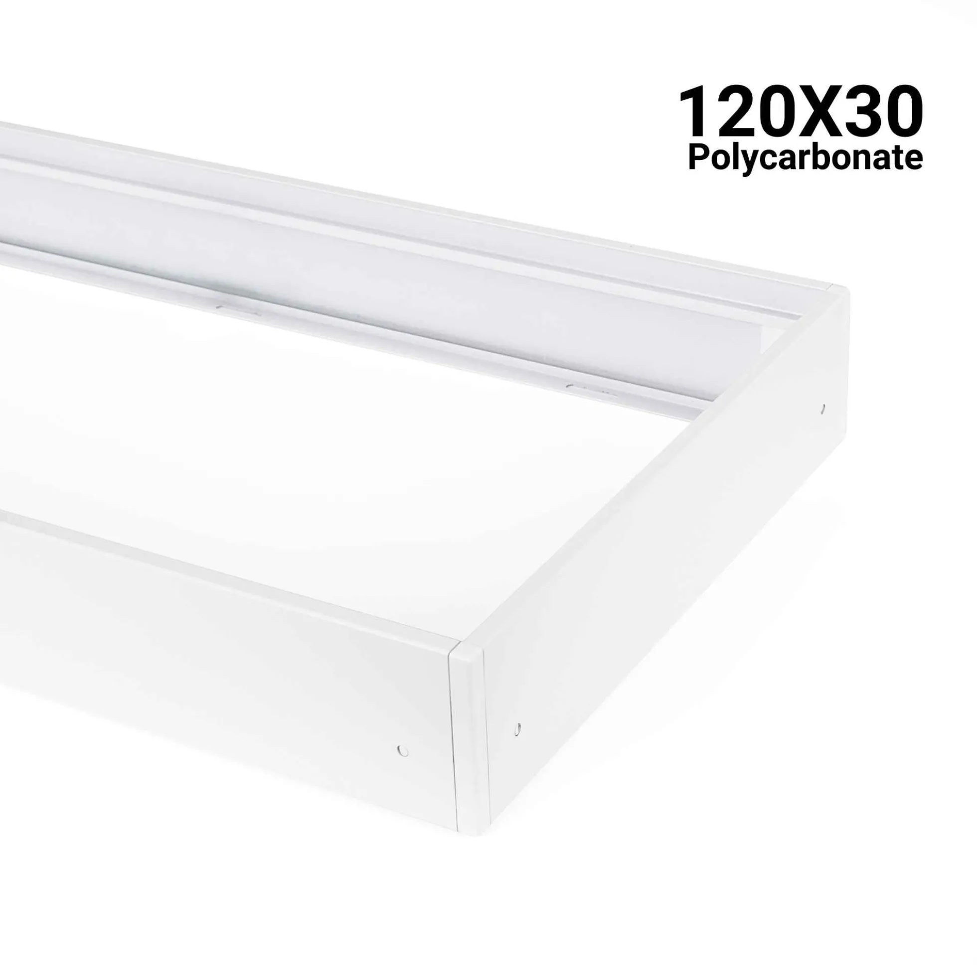 Kit de superficie en policarbonato para panel LED Backlight 120x30 cm