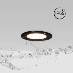 Kit Downlight LED exterior 5W - IP65 - Aro intercambiable - TRIAC regulable - Corte Ø68mm