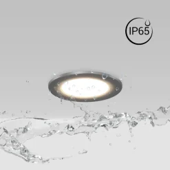 Kit Downlight LED exterior 5W - IP65 - Aro intercambiable - TRIAC regulable - Corte Ø68mm