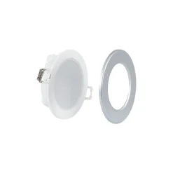 Kit Downlight LED exterior 5W - IP65 - Aro intercambiable - TRIAC regulable - Corte Ø68mm