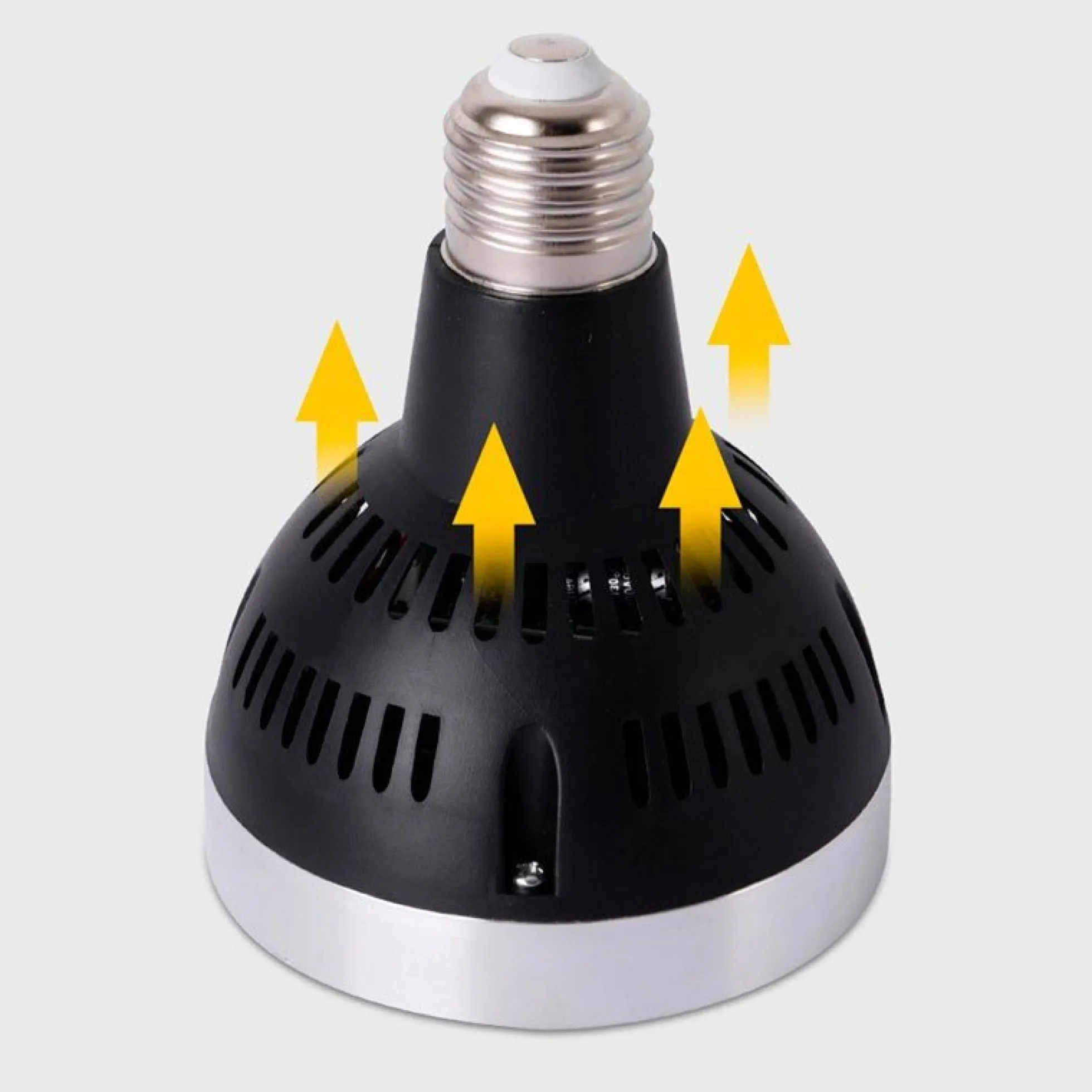 KIT Foco carril trifásico orientable "Cinema" + Bombilla LED PAR30 E27
