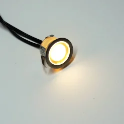 Kit 6 focos LED empotrables en suelo 0,3W 12V-DC IP67