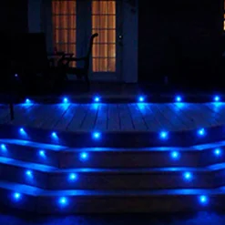 Kit 6 focos LED empotrables en suelo 0,3W 12V-DC IP67