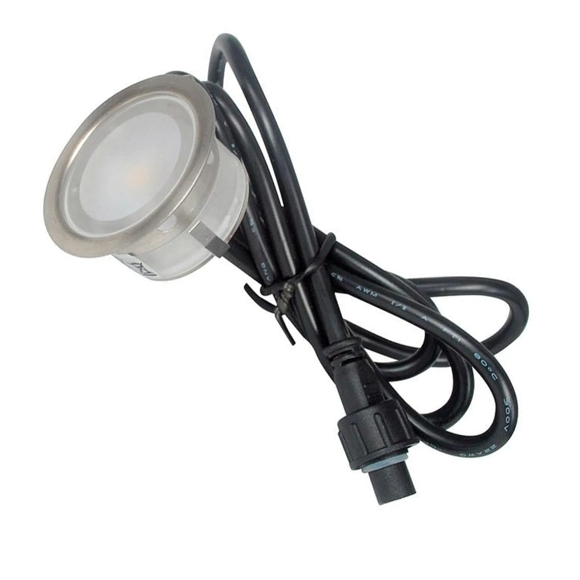 Kit 6 focos LED empotrables en suelo 0,3W 12V-DC IP67
