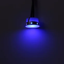Kit 6 focos LED empotrables en suelo Ø40x20mm 0,4W 12V-DC IP67