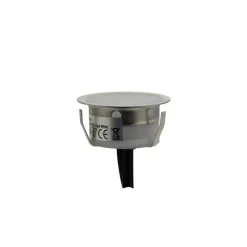 Kit 6 focos LED empotrables en suelo Ø40x20mm 0,4W 12V-DC IP67