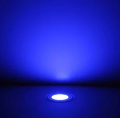 Kit 6 focos LED empotrables en suelo Ø58x9mm 0,5W 12V-DC IP67